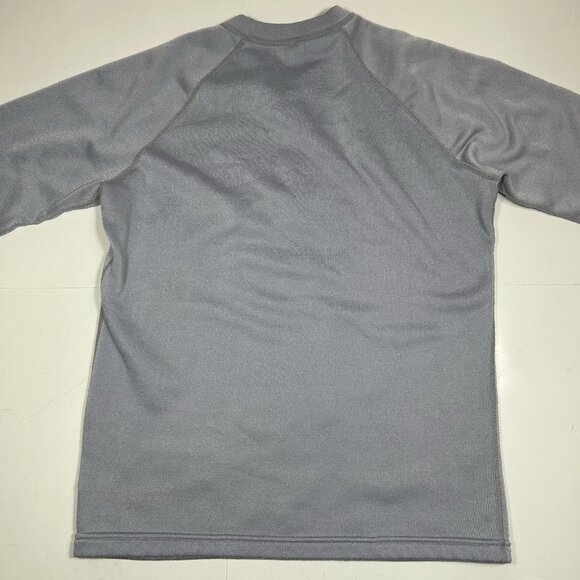 Vtg Patagonia Capilene Fleece Sweatshirt Men Henley Blue Gray Pullover Sz L USA - Picture 6 of 6